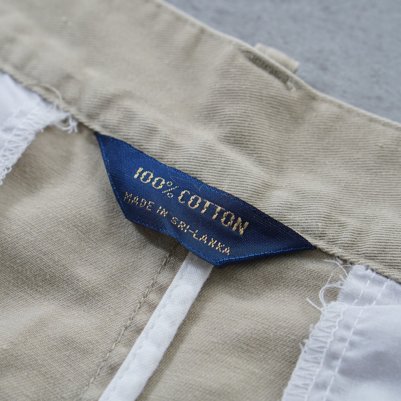 90s CHAPS RALPH LAUREN CHINO TROUSERS beige [W32L28相当] 古着 - 9