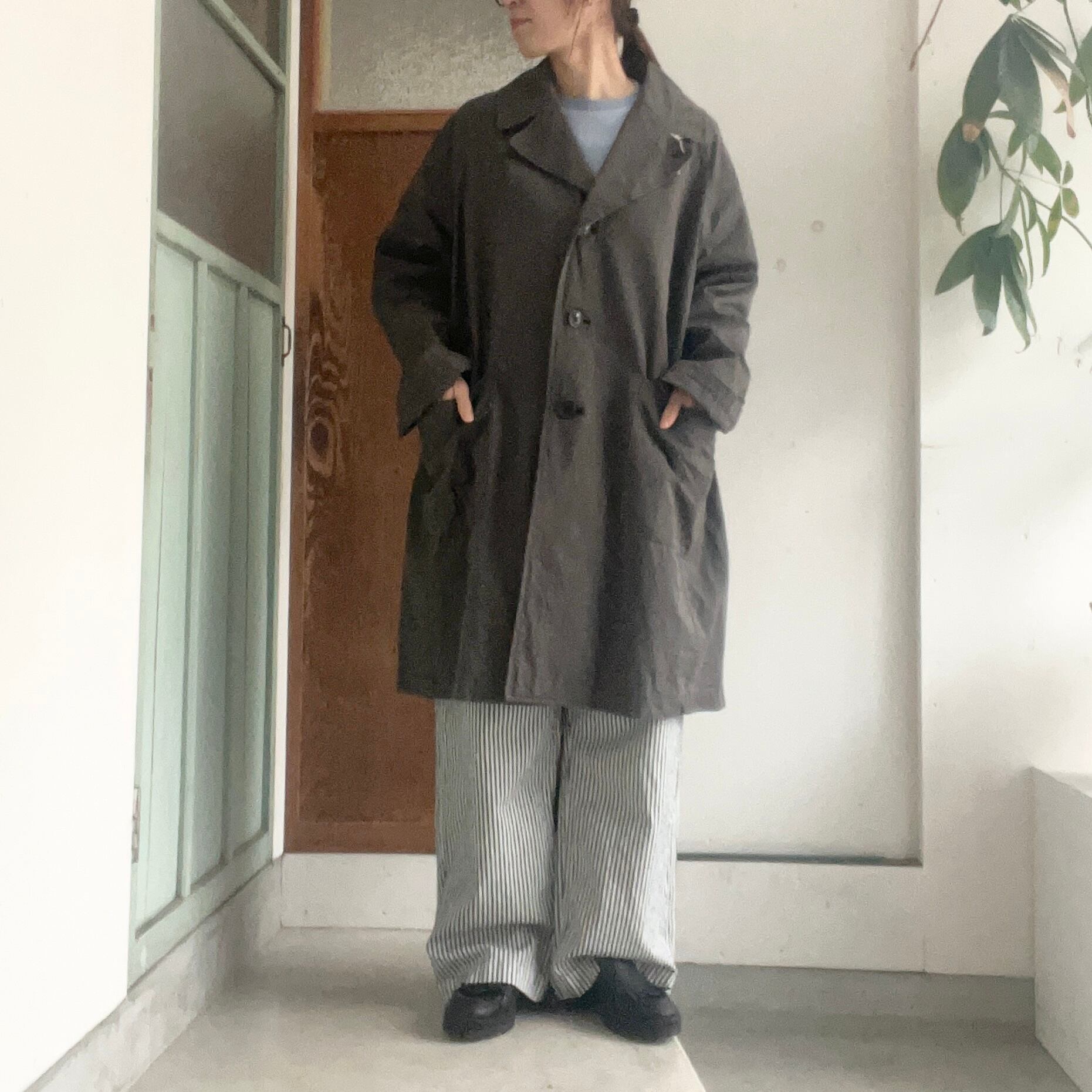 ORDINARY FITS P COLLAR COAT | T-Base-Life
