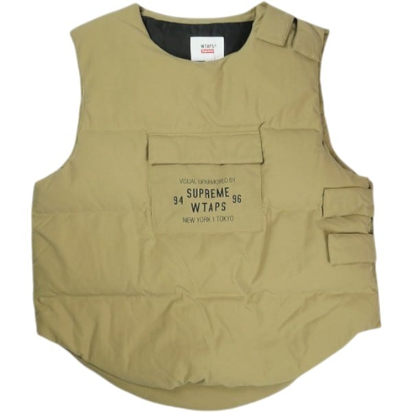 WTAPS コーデュロイ ダウンベスト ベージュ Size【L】 SUPREME シュプリーム ×WTAPS 21AW Tactical Down Vest Tan