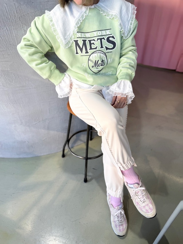 （original）裏起毛レースパンツ