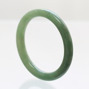 【内径 53mm】透明感ある翡翠バングル princess A貨翡翠 jd_bg1317