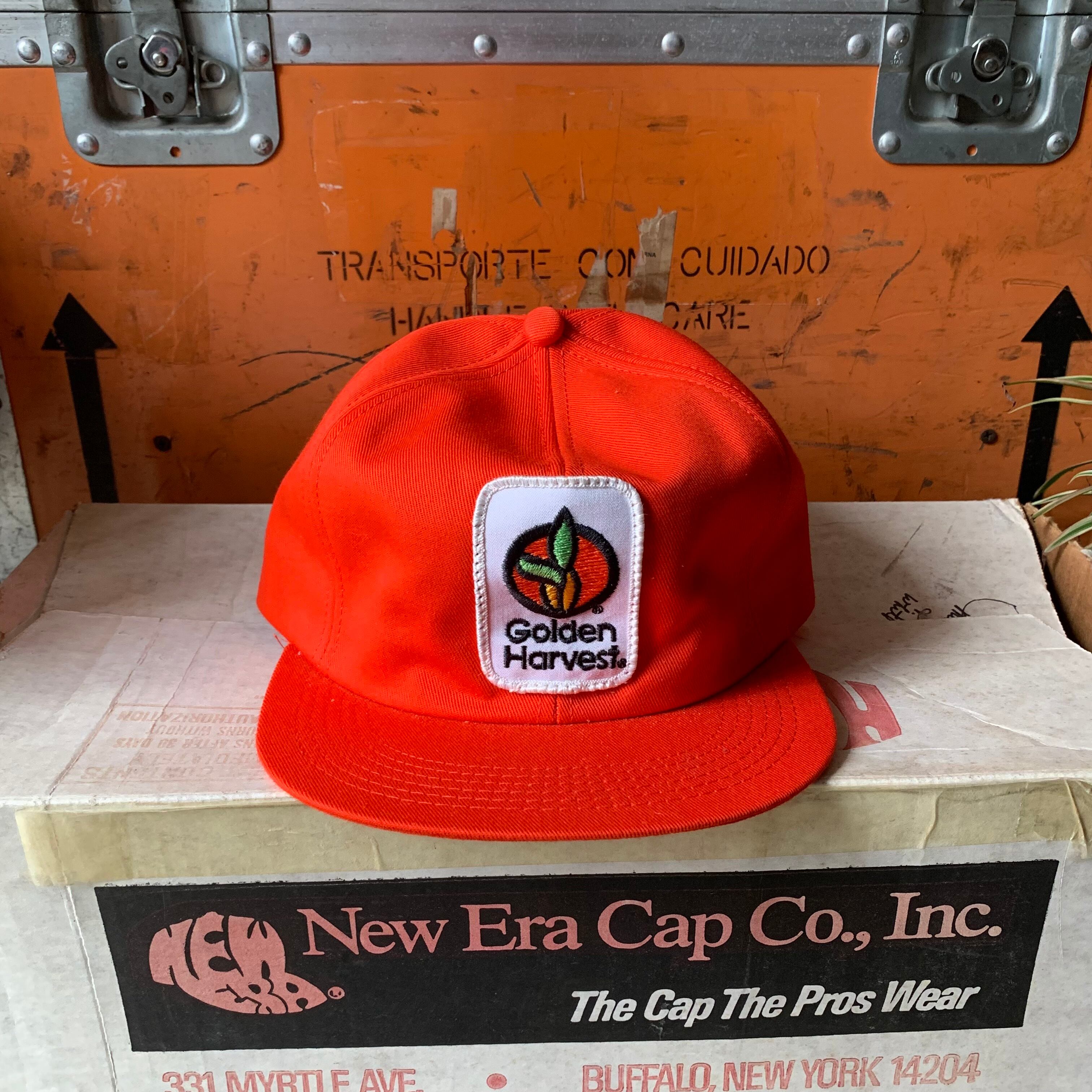 Vintage K-Products Trucker Hat "GOLDEN HARVEST" Trucker hat/ Orange