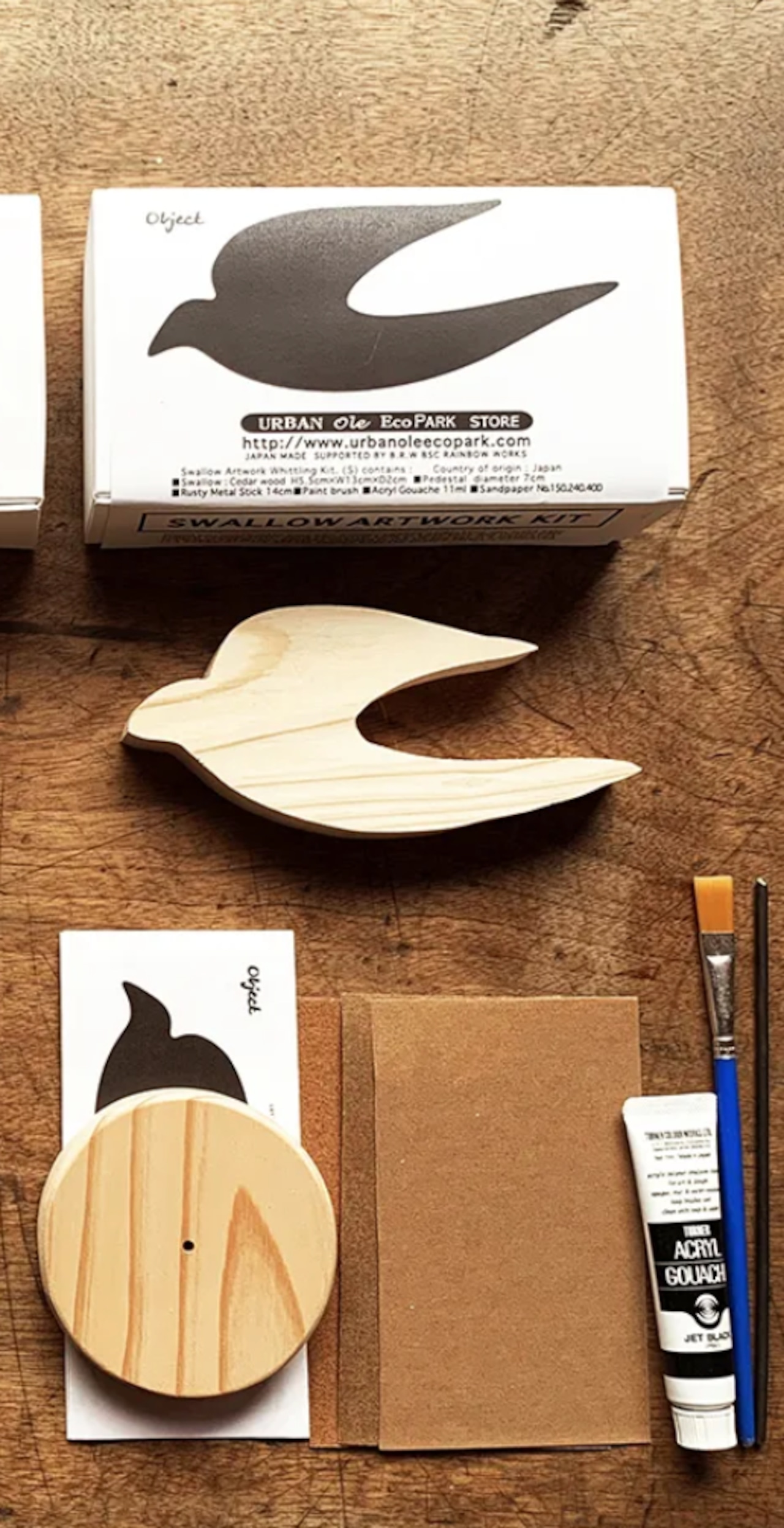 ツバメのオブジェを作る ツバメのアートワークキット SWALLOW ARTWORK KIT