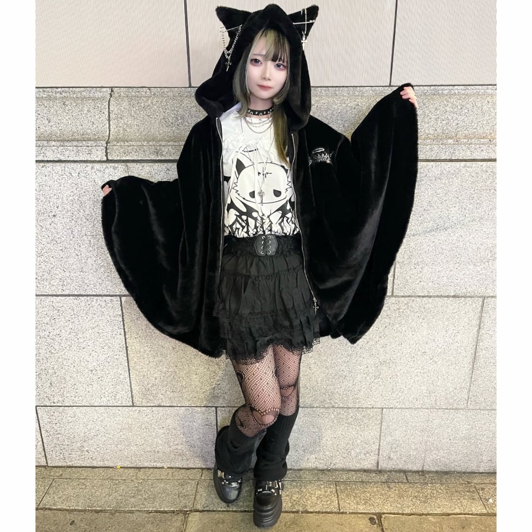 12/29新着】ネコ耳ファーポンチョ | VOLCAN&APHRODITE