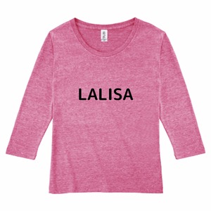 LALISA  トライブレンド 七分袖Tシャツ（レディース）