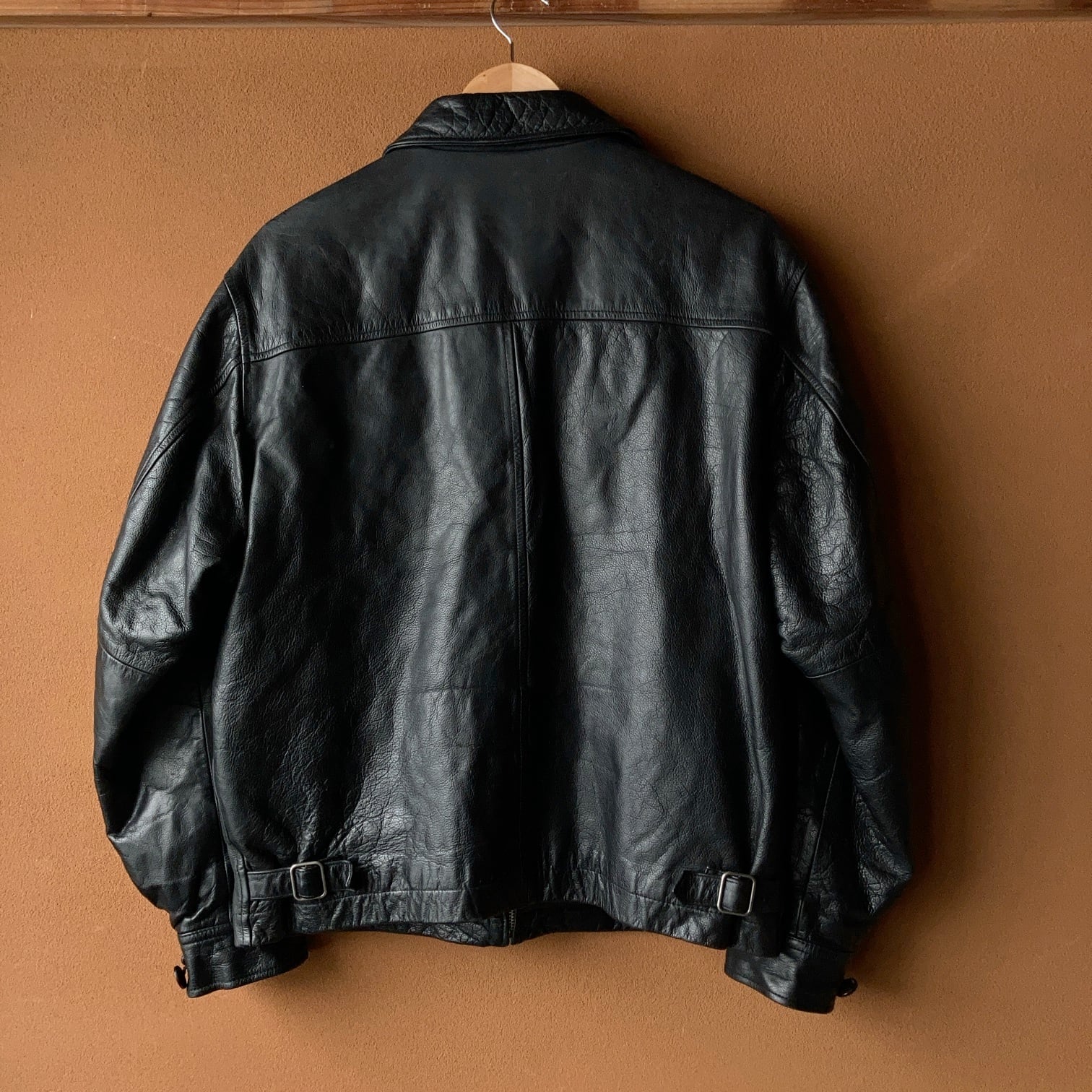 90's~ old GAP レザージャケット ブラック SIZE S【1004A21】 90's~ old GAP レザージャケット ブラック SIZE S【1004A21】