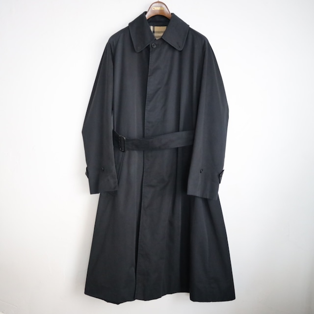 70s Vintage Burberry Single Raglan Belted Coat 【Made in England】