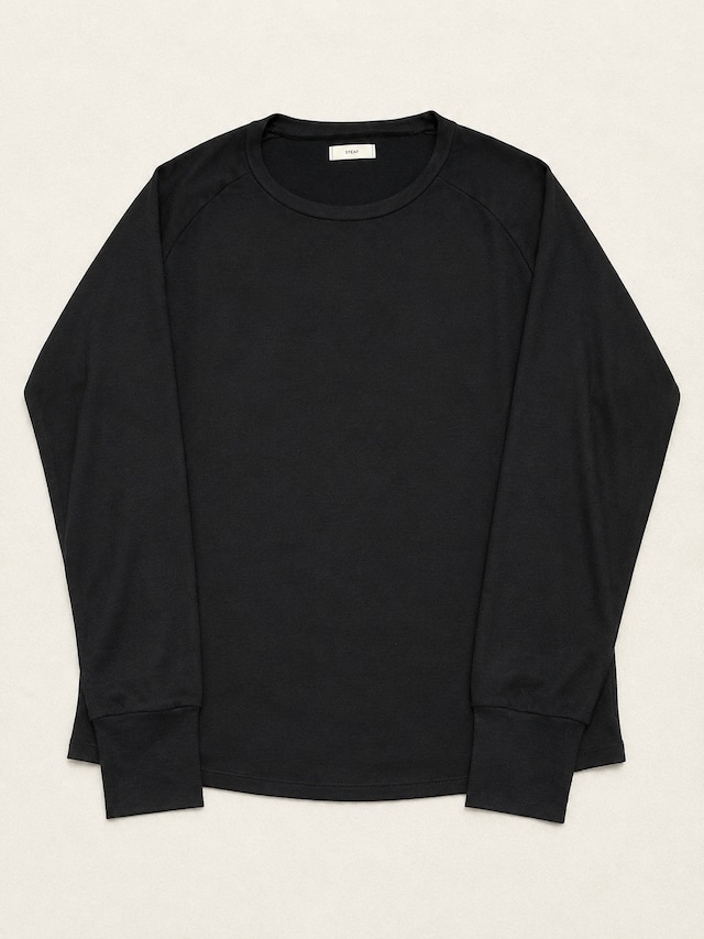STEAF / RADIANCE LONG SLEEVE (GRAVEL BLACK)