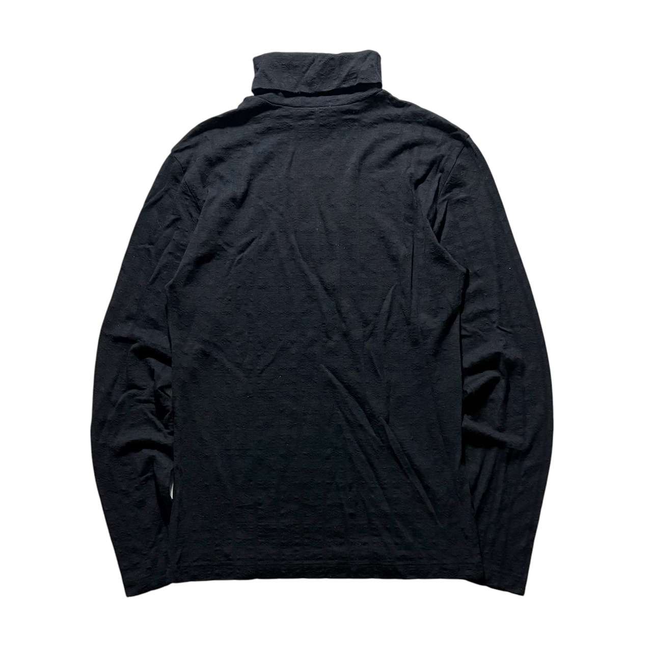 VERSACE black turtleneck knit