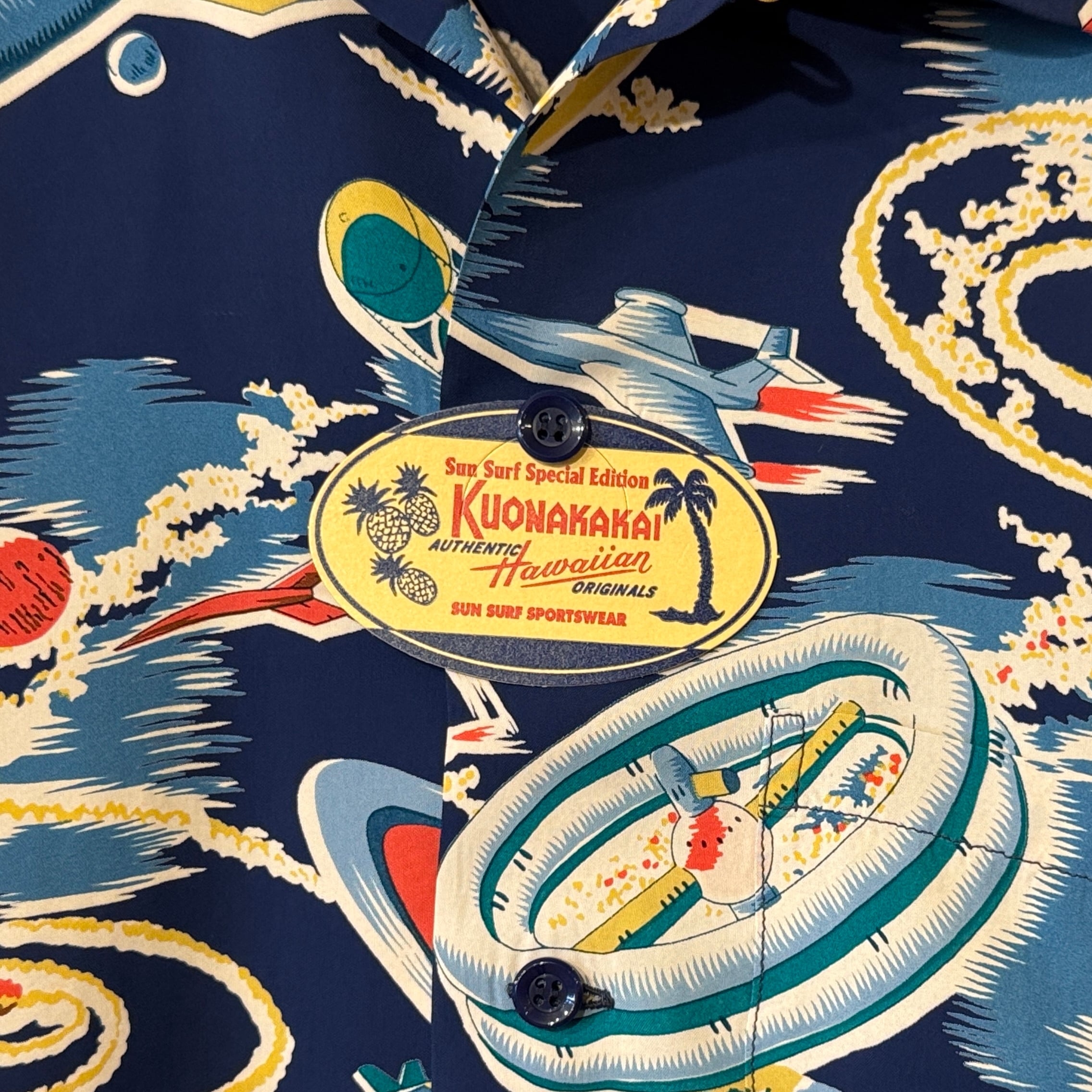 SUN SURF SPECIAL EDITION “THE SPACE SHIP” NAVY | JEANSHOUSE SOEN