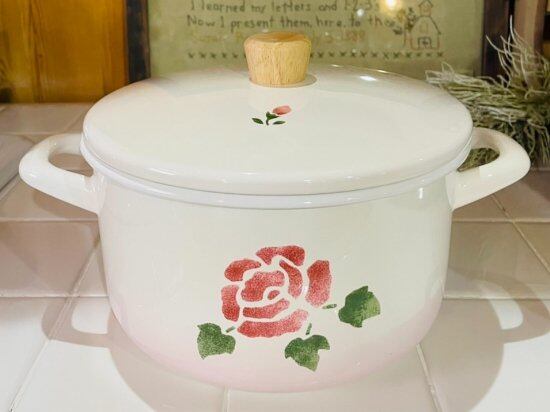 マニーローズ・ホーローキャニスター(おまけ付き) マニーローズ