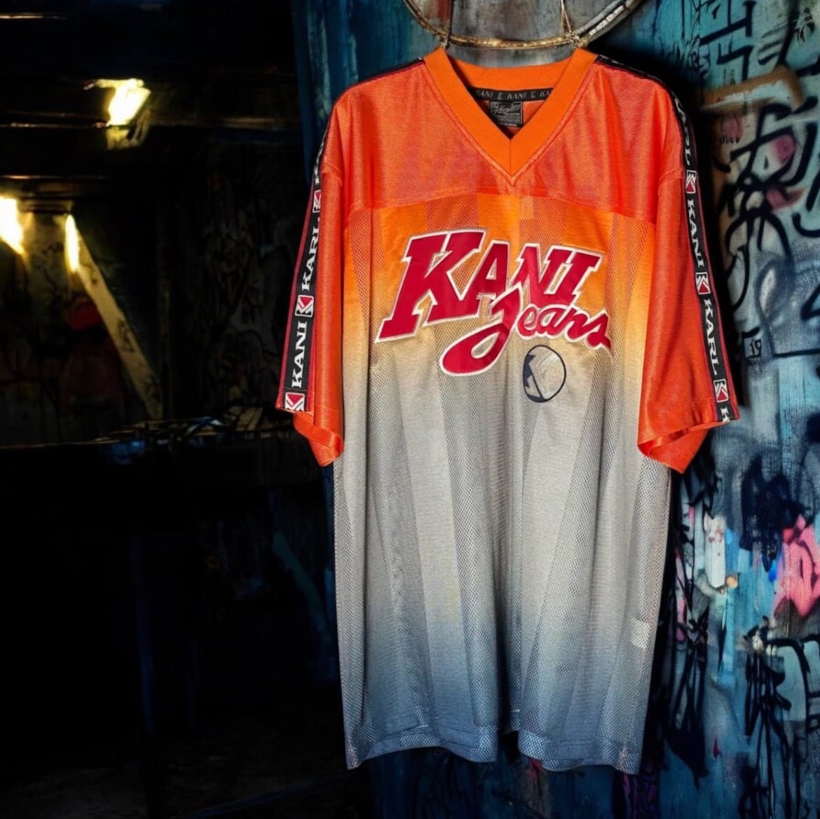Karl kani ゲームシャツ KARL KANI SPORTS GAME shirt カールカナイスポーツ メッシュシャツ