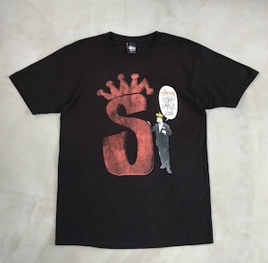 stussy s logo crown print tee | What'z up