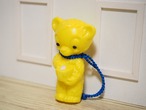 カラフルプラスチック ドイツの黄色ベア 青い紐 画像4