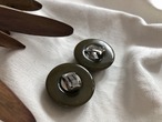 EUROPE Vintage Big button earring