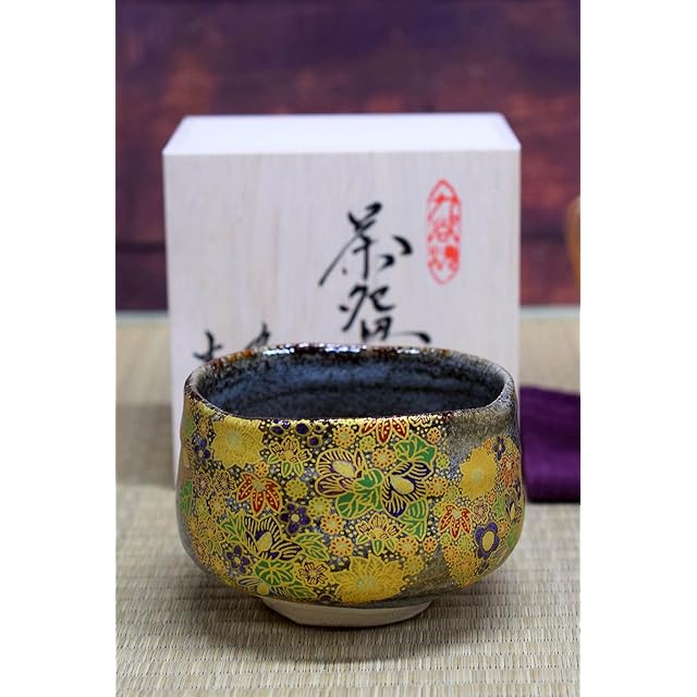 茶道具 古萩写 割高台 茶碗 清水茂生 共箱 萬古焼 萩焼 濃茶 茶事 茶会