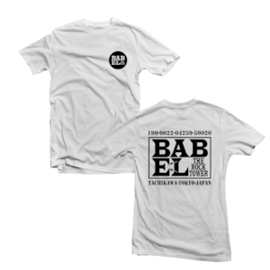 BABELロゴTシャツ　白