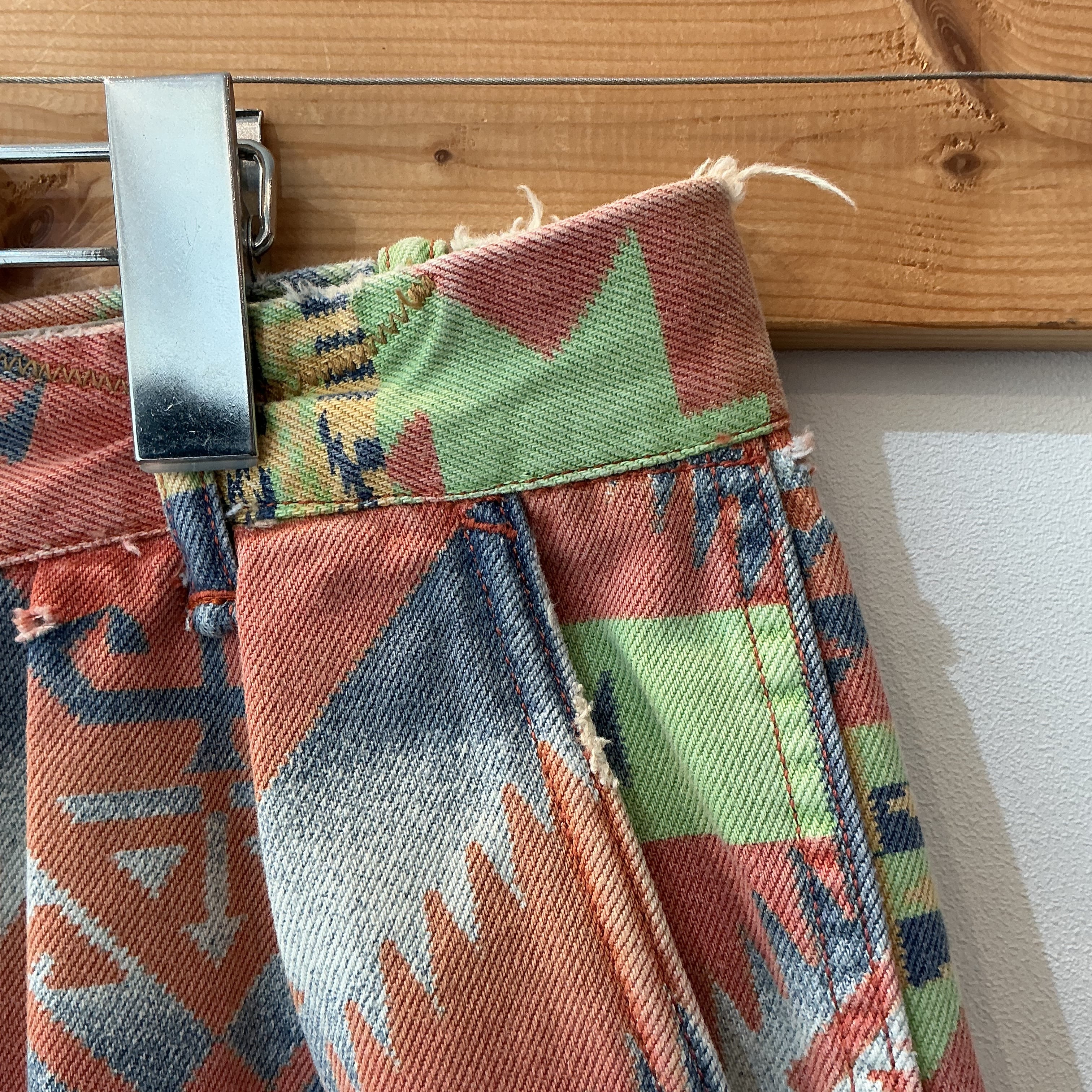 Remodel】Polo Ralph Lauren ネイティブ柄 ショートパンツ メンズW42