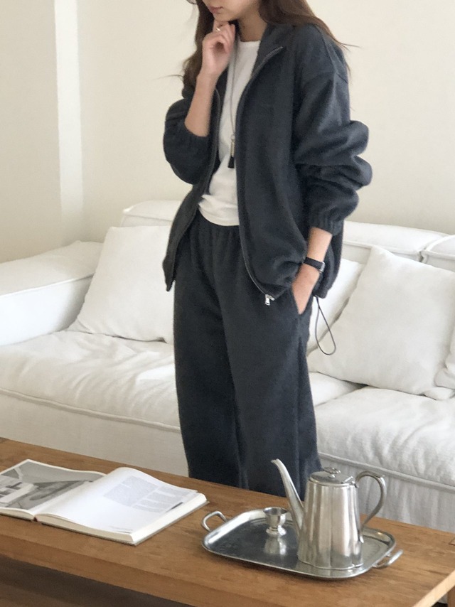 (verveine) luzern fleece zipup / 3color