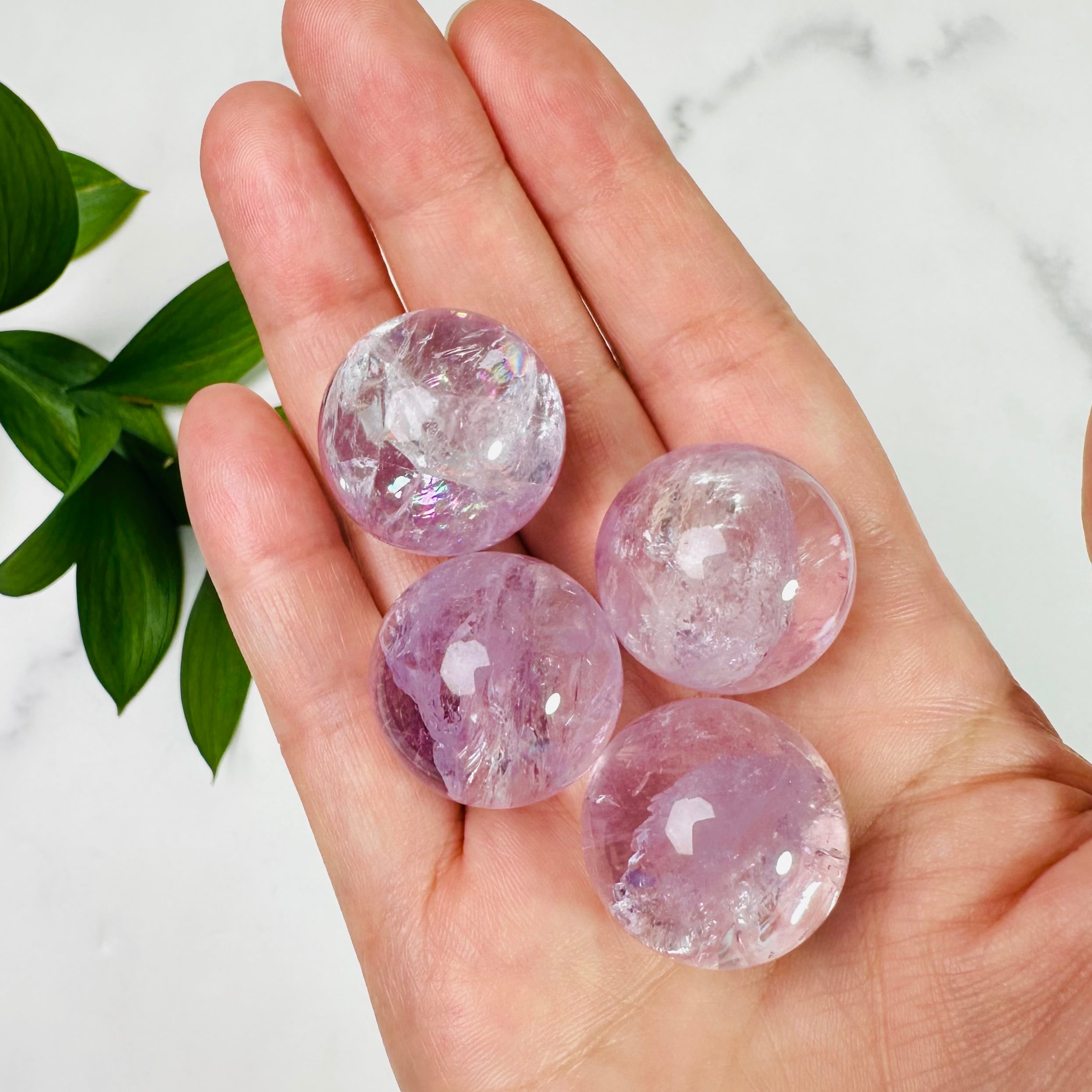 オーラクラック水晶スフィア Φ24mm | Mt.Sophia 天然石屋さん