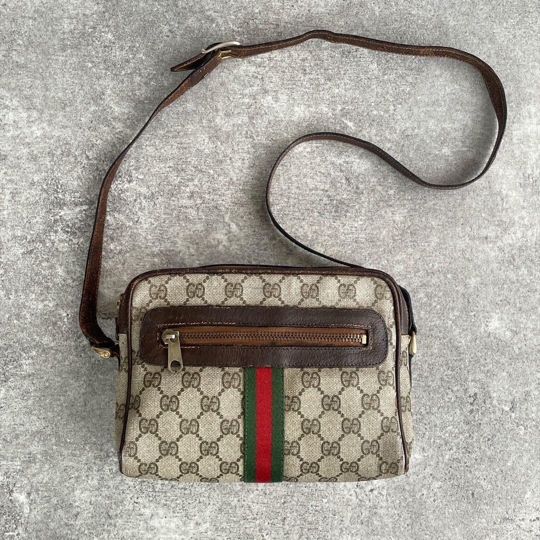 CELINE オールド ミニボストンバッグ ハンドバッグ マカダム柄
