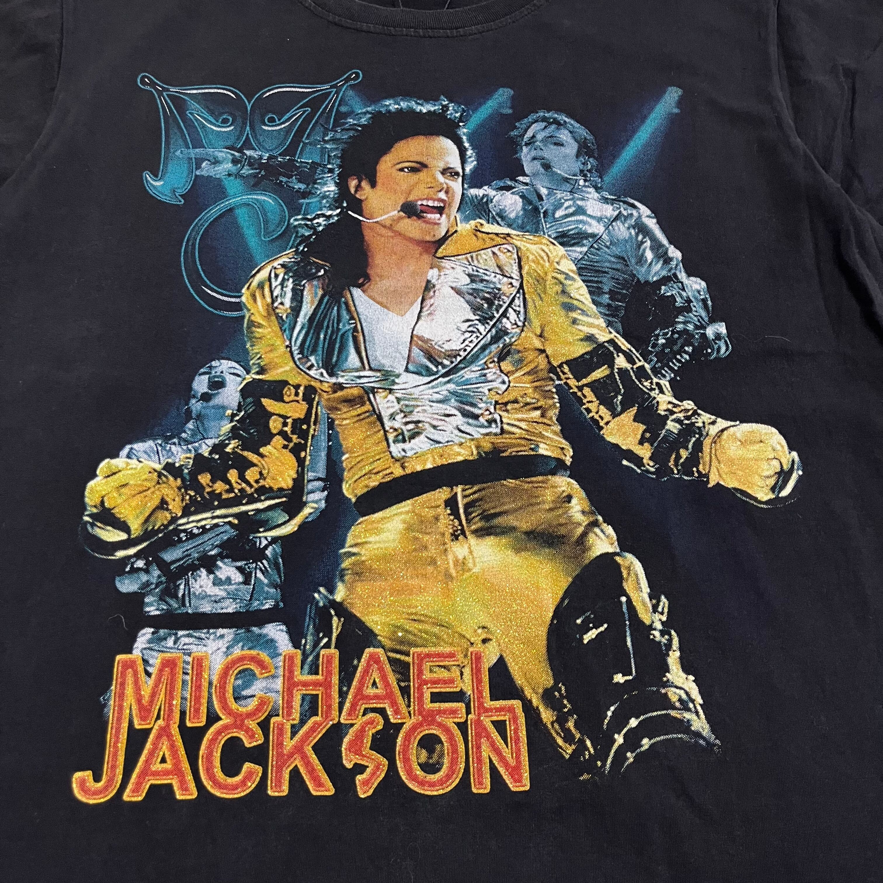 マイケルジャクソン Michael Jackson プリントTシャツ 2XL 黒