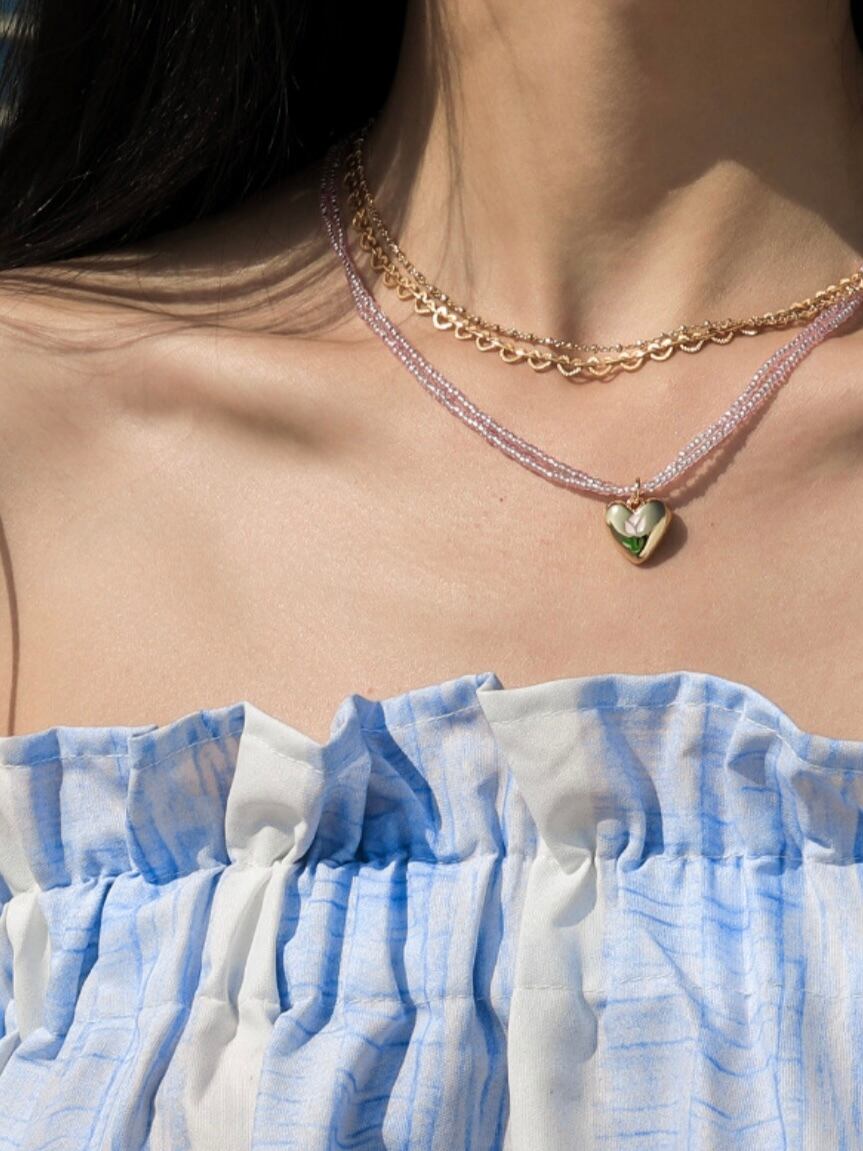 【即納商品】lovely beads necklace