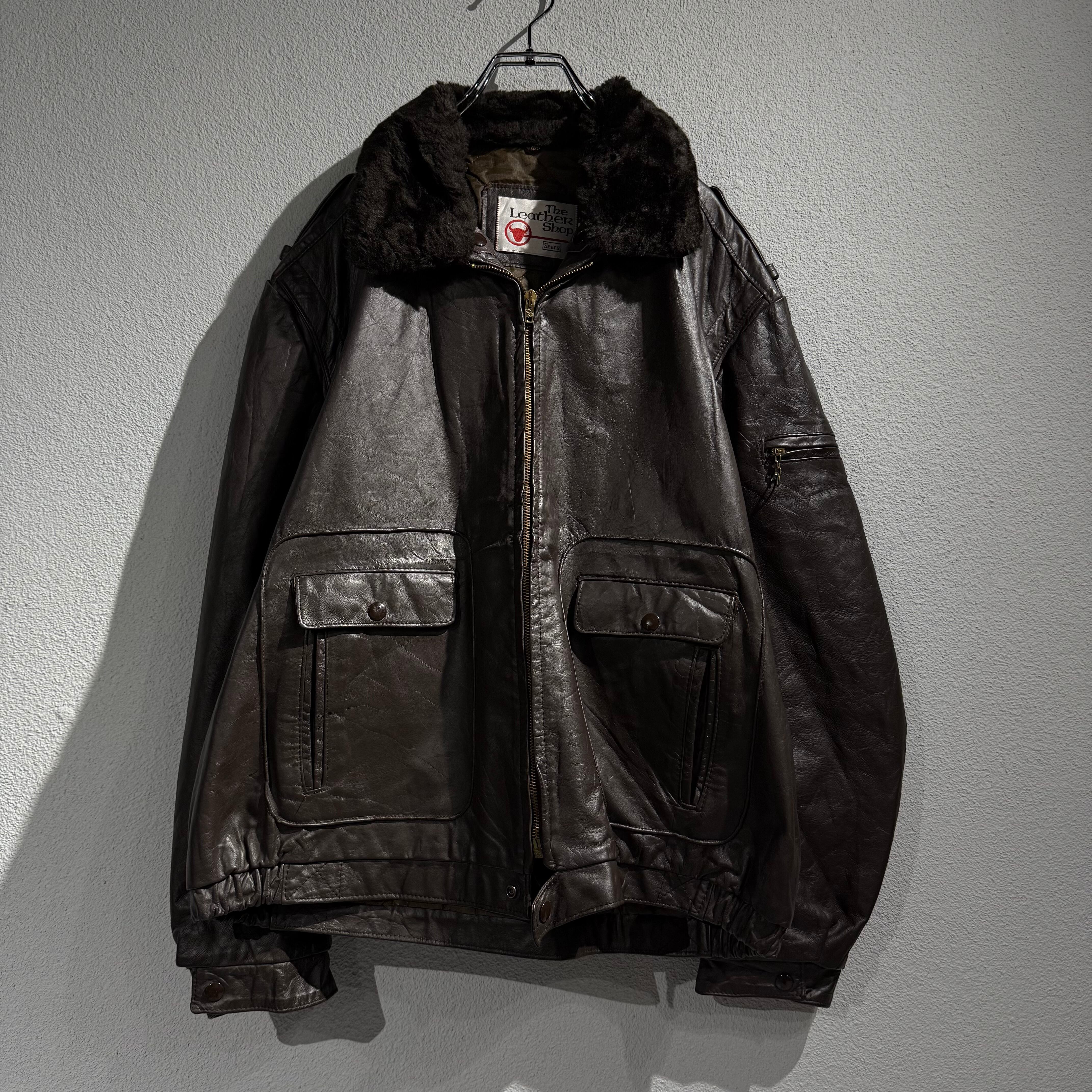 70's U.S.NAVY G-1 フライトジャケット BRILL BROS社 ゴートスキン