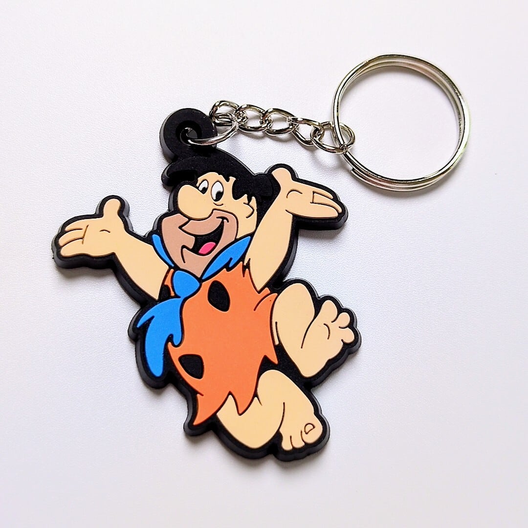 ♧ 送料無料！ ☆ラバーキーホルダー☆ 〘277〙【The Flintstones