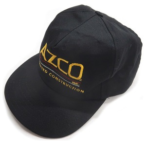 古着 USA製 AZCO Inc 刺繍 キャップ ブラック 表記：--　gd402389n w40424
