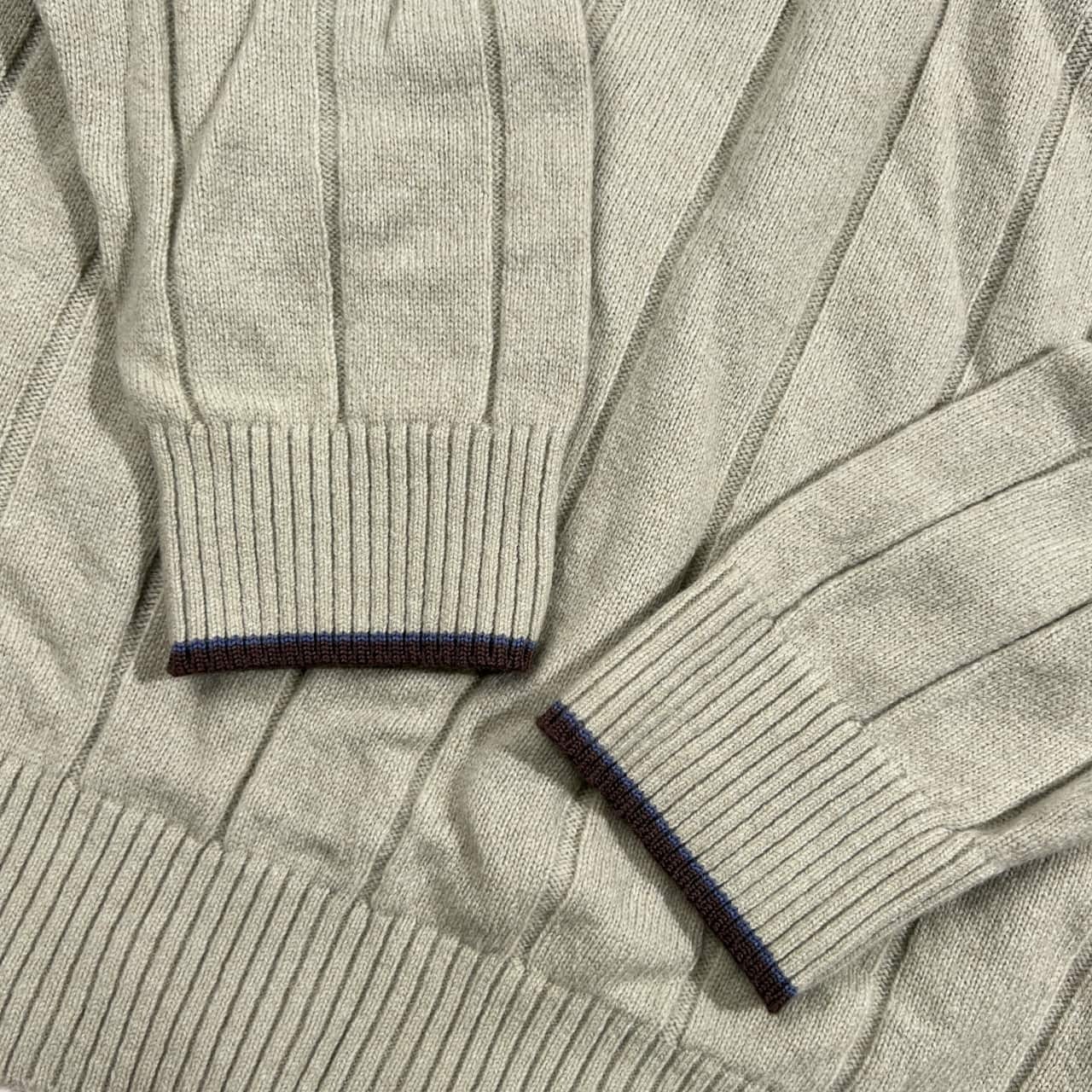 SIMPLE LIFE シンプルライフ ハーフジップ プルオーバー ニット セーター L/メンズ