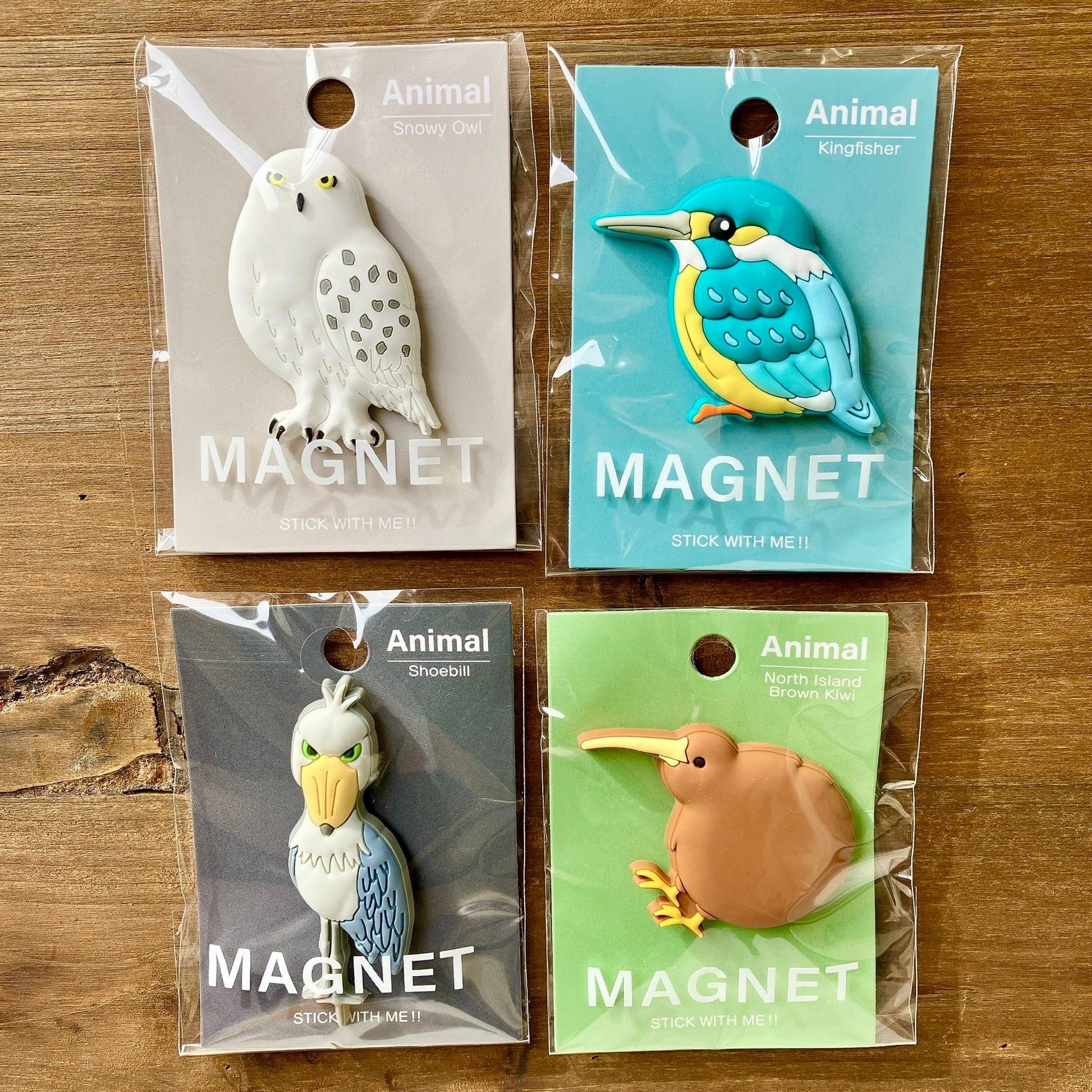 競馬 アクリルマグネット 3点セット 〔バラ売り希望は商品説明にて〕 アニマルラバーマグネット 鳥 | THE STUDY ROOM