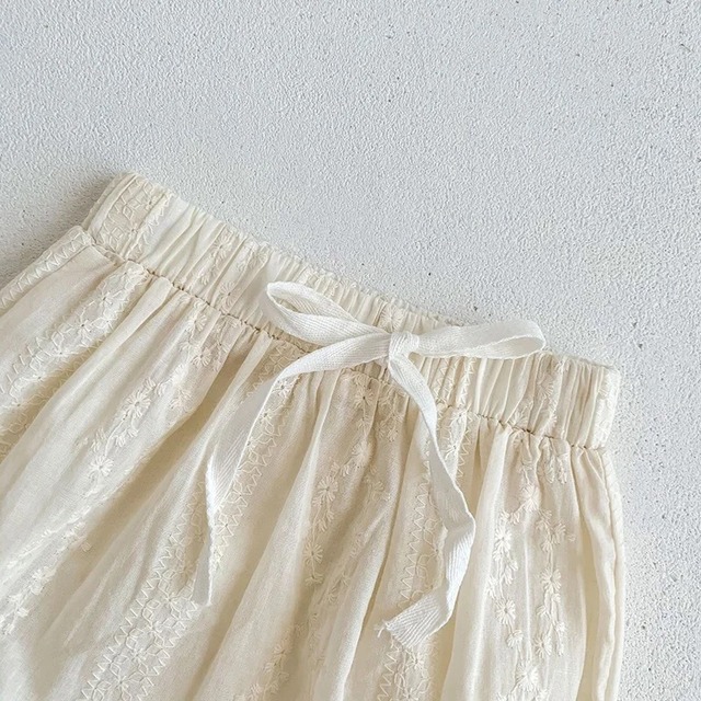 【取寄】普段使いからフォーマルまで可愛く着れるレース刺繍セットアップ