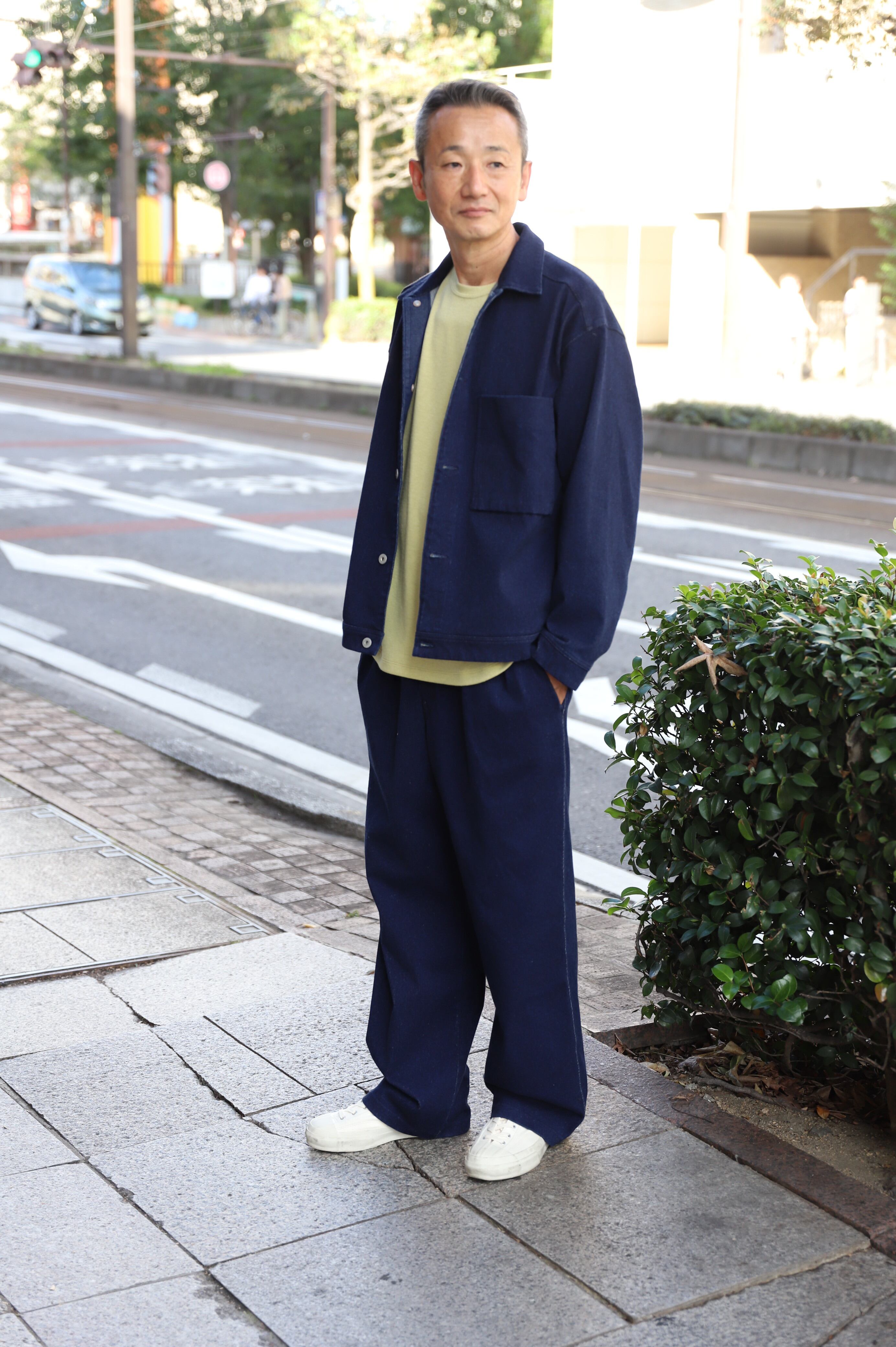 CURLY&Co.】DENIM TRUCKER JACKET -INDIGO- | theater(シアター)