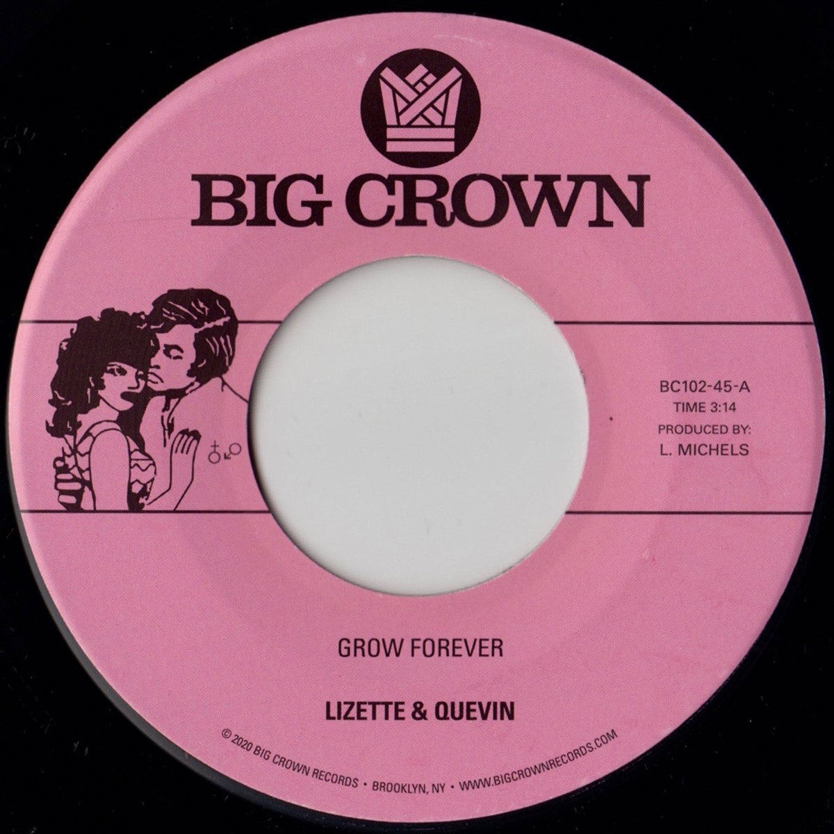Lizette & Quevin / Grow Forever b​/​w Now It’s Your Turn To Sing（Ltd 7inch）