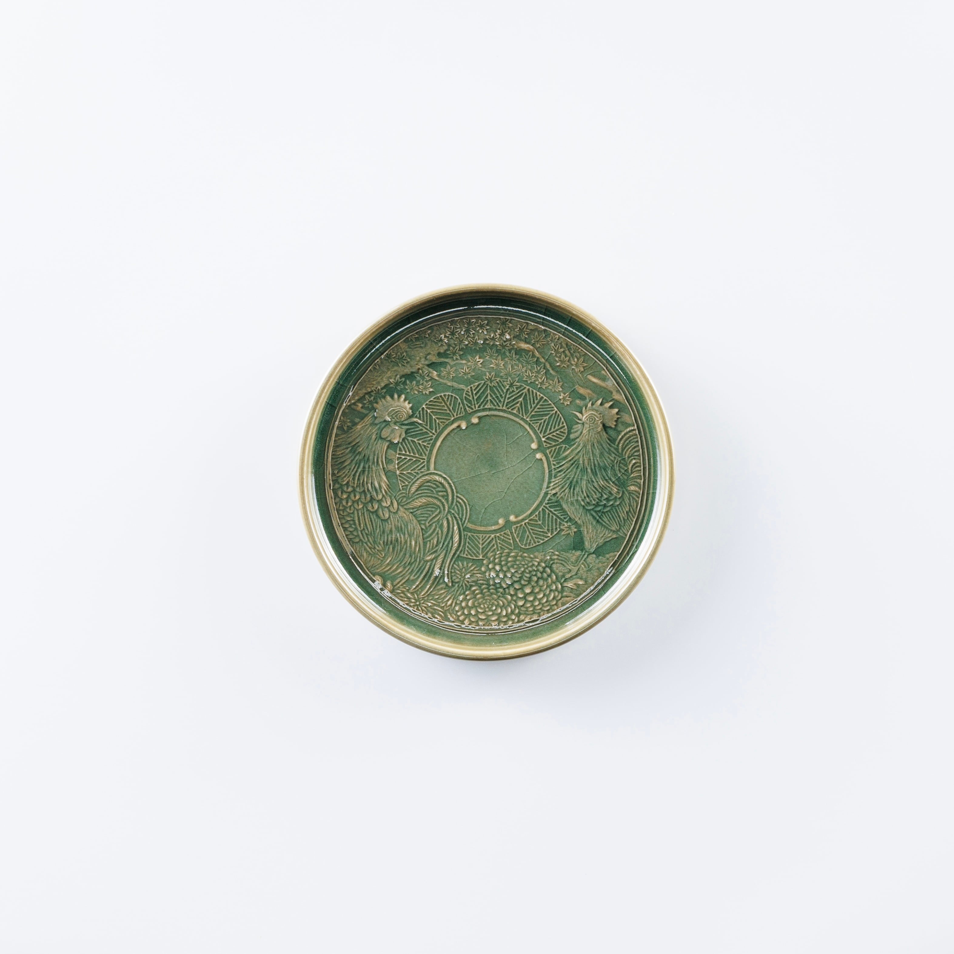 陽刻 シノワズリ S 青磁 Carving ”Chinoiserie”-S celadon | S U I Y O