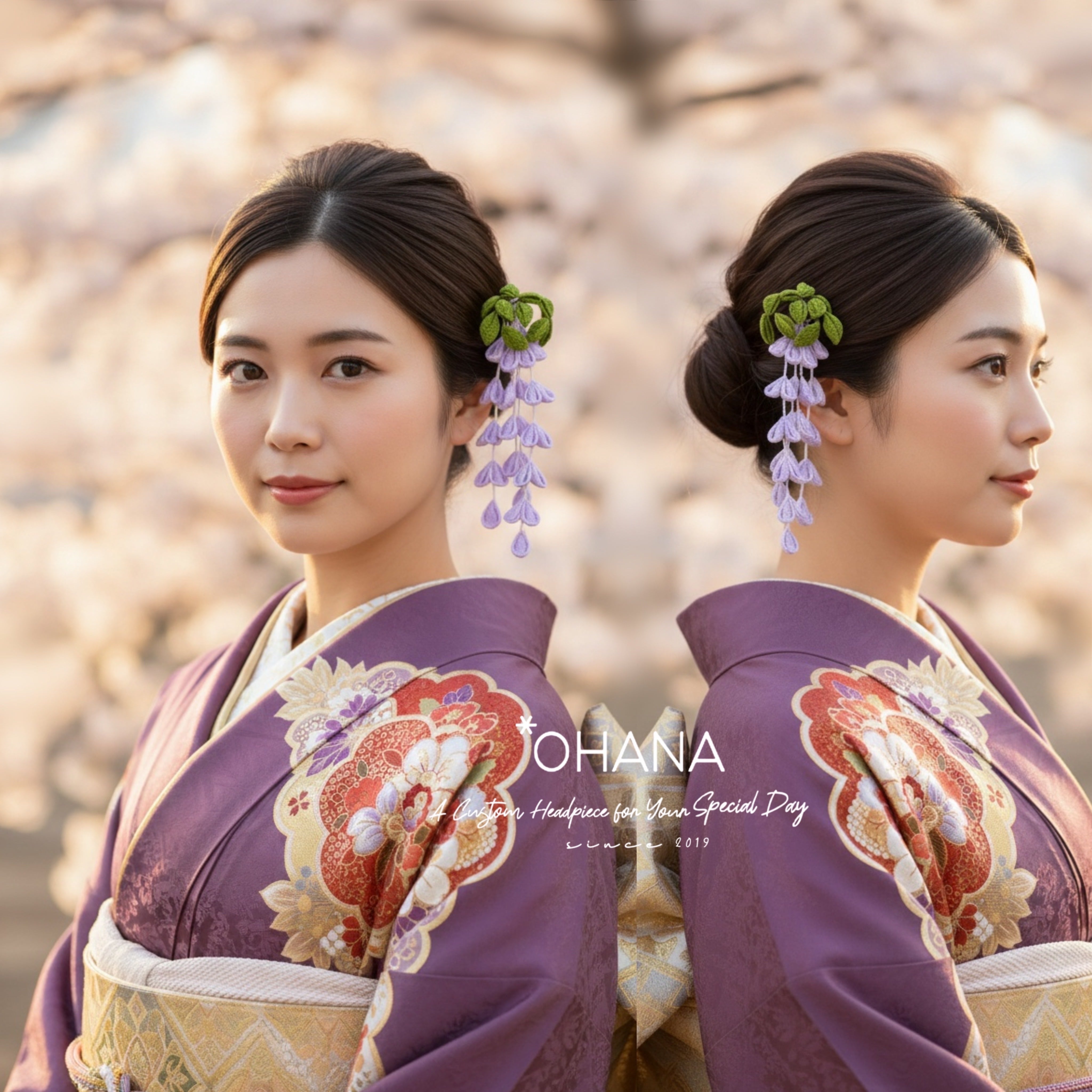 ちりめん細工　髪飾り　花嫁　和装　ブライダル　ウェディング　成人式 つまみ細工髪飾り＜華髪＞ (@kagami_tsumami) • Instagram photos and