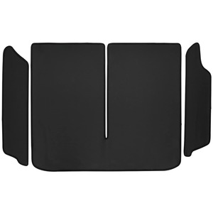 【努力特価】ボンフォーム(BONFORM) ジムニー専用ノンスリップラゲージマット JB64/JB74用 分割式 ブラック ラゲッジの汚れ防止 表面撥水加工 防水 アウトドアにも 7755-91BK