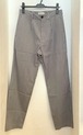 Chambray Stretch Straight Slacks Pants　Gray