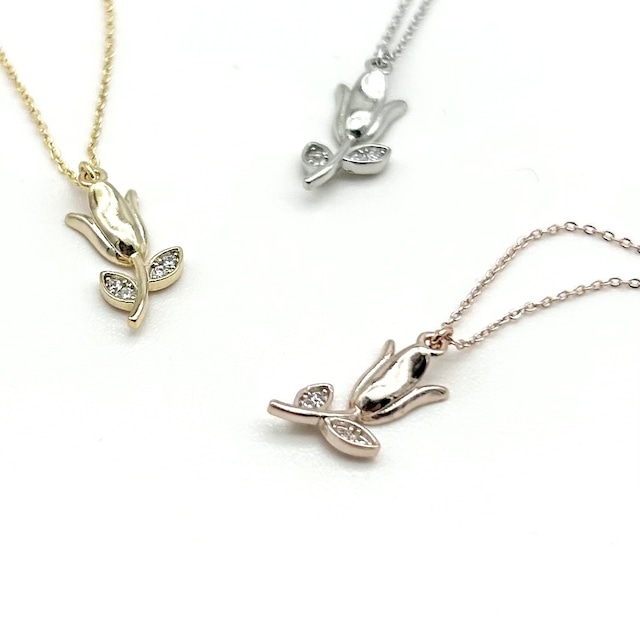 ネックレス:ローズバッド ネックレス