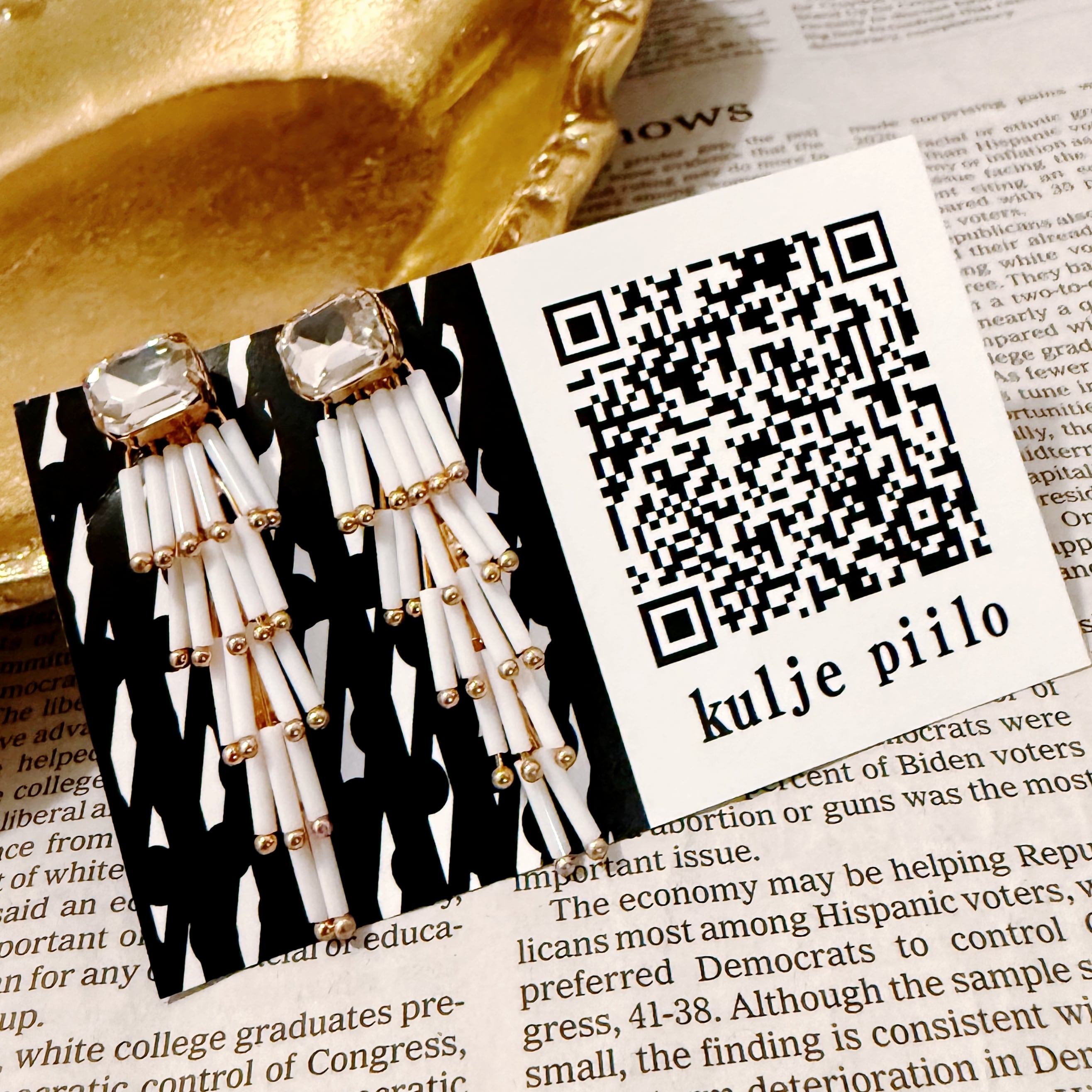 miroitant (ミロワントン)/ブリエ ドゥ ミル フ ホワイト ピアス 02