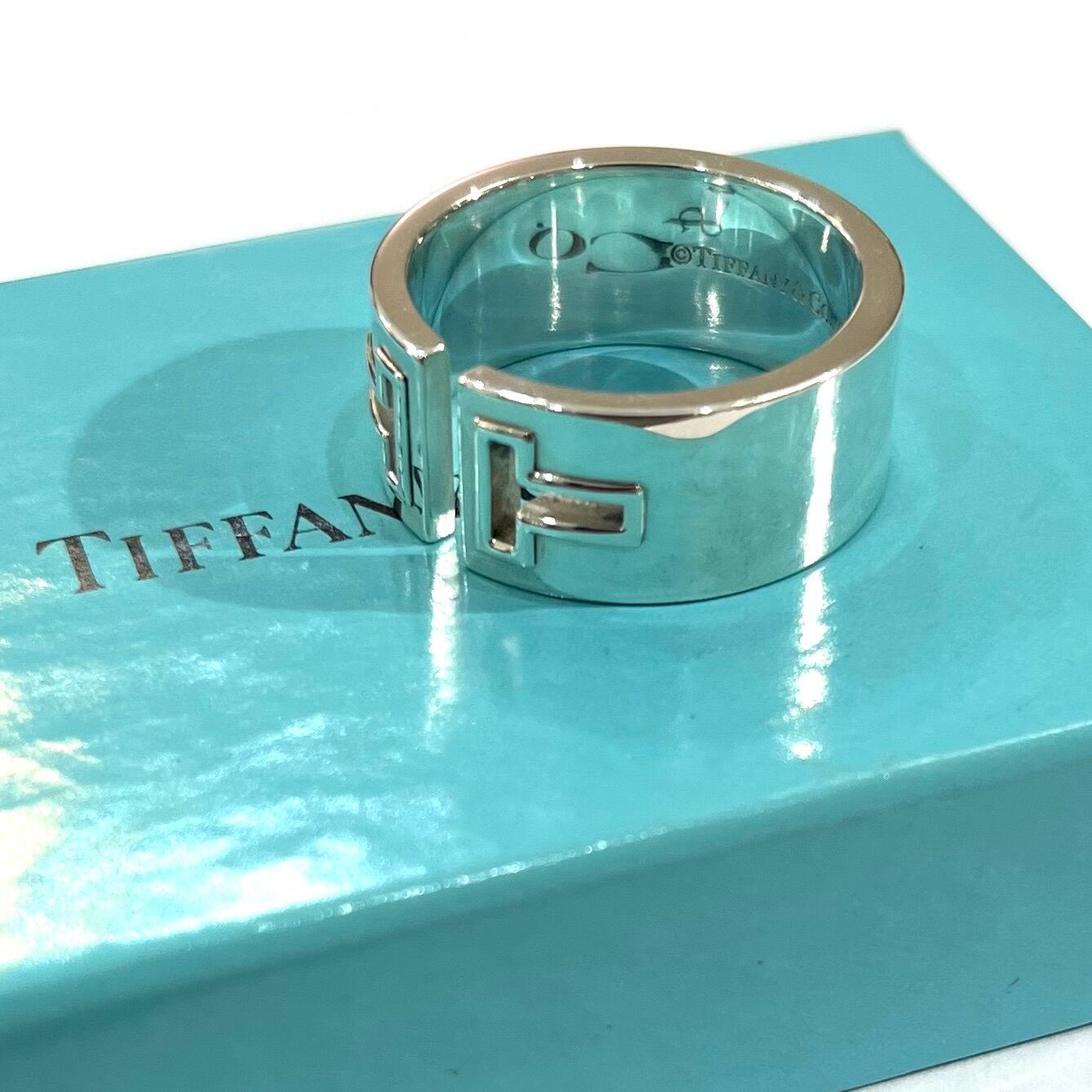 TIFFANY & Co.】【24号】2721 ティファニー Tリング シルバー メンズ