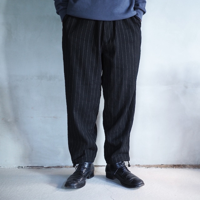 YOKO SAKAMOTO / ANTIQUE TAPERED PANTS BLK