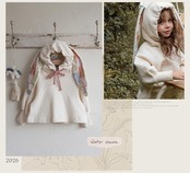 韓国子供服 / 26winter / puella FLO / バニーズフーディー / キッズ / 冬服 *90~140*
