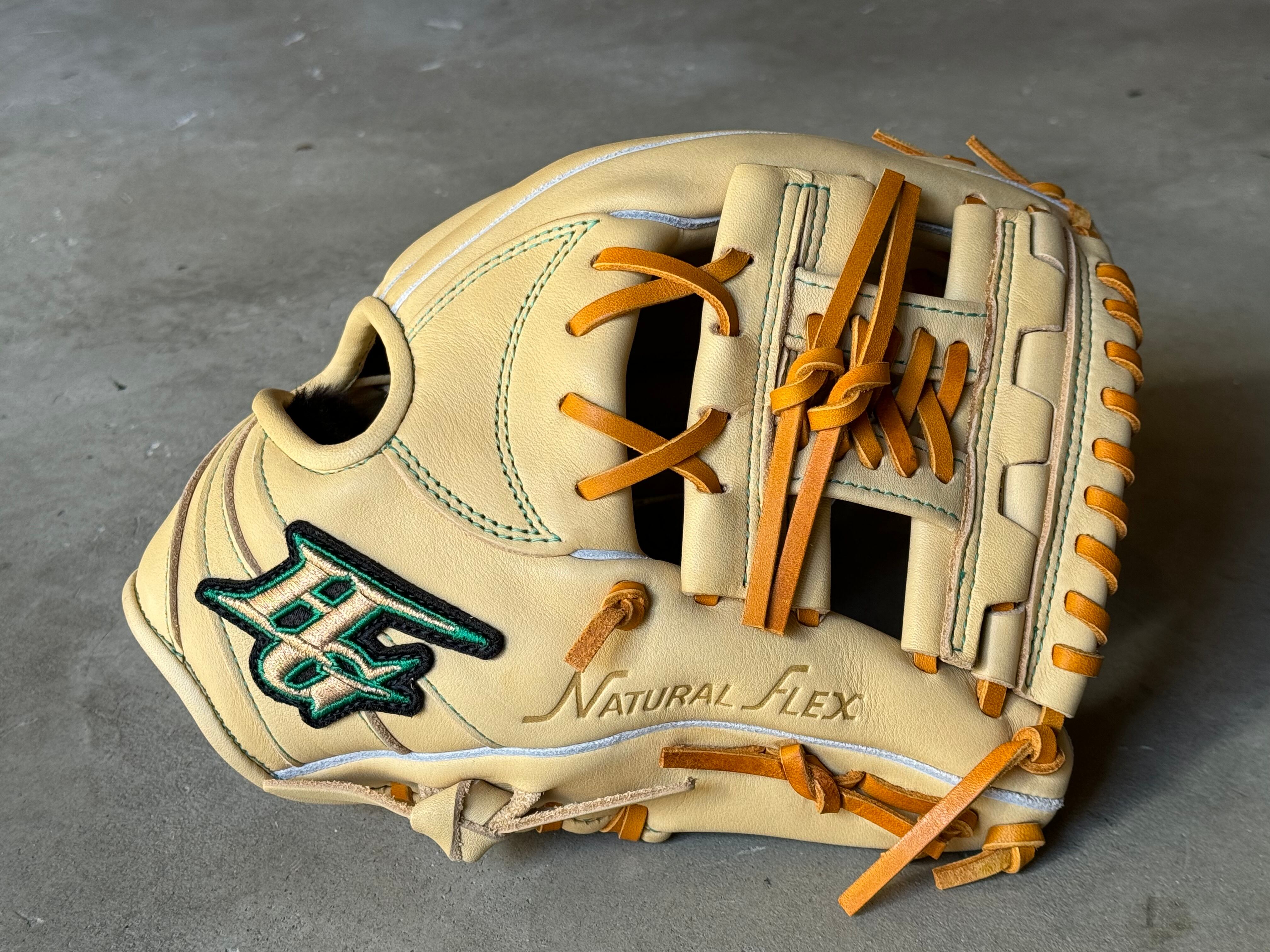 ハイゴールド NATURAL FLEX 軟式 野球 グローブ イエロー ROOKIES