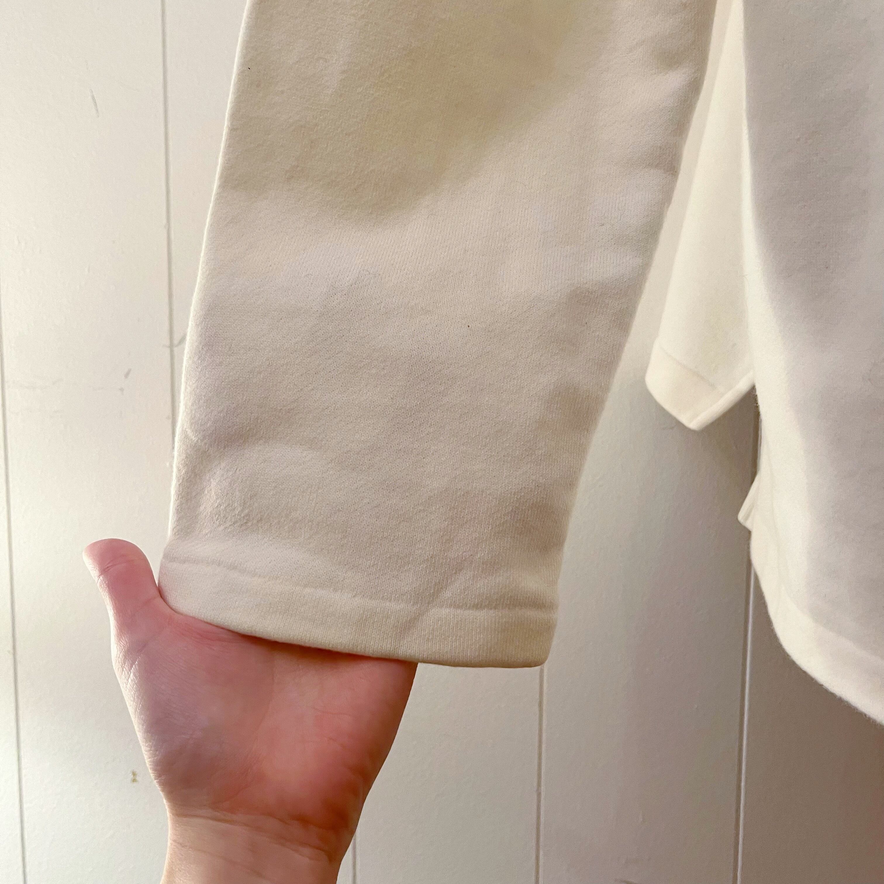 KANEKO ISAO / white hoodie sweat