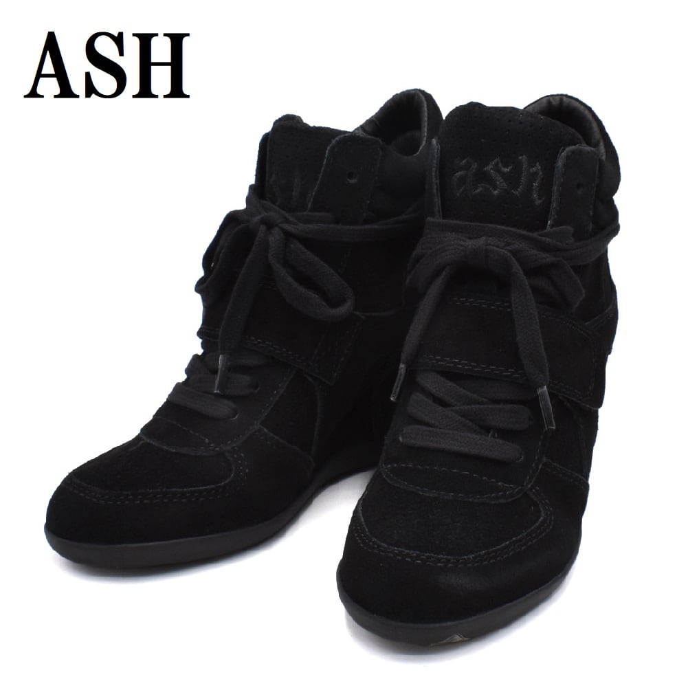 ash bowie ブラック 厚底スニーカー ASH（アッシュ）の「Ash Bowie Wedge Sneakers（スニーカー）」 - WEAR