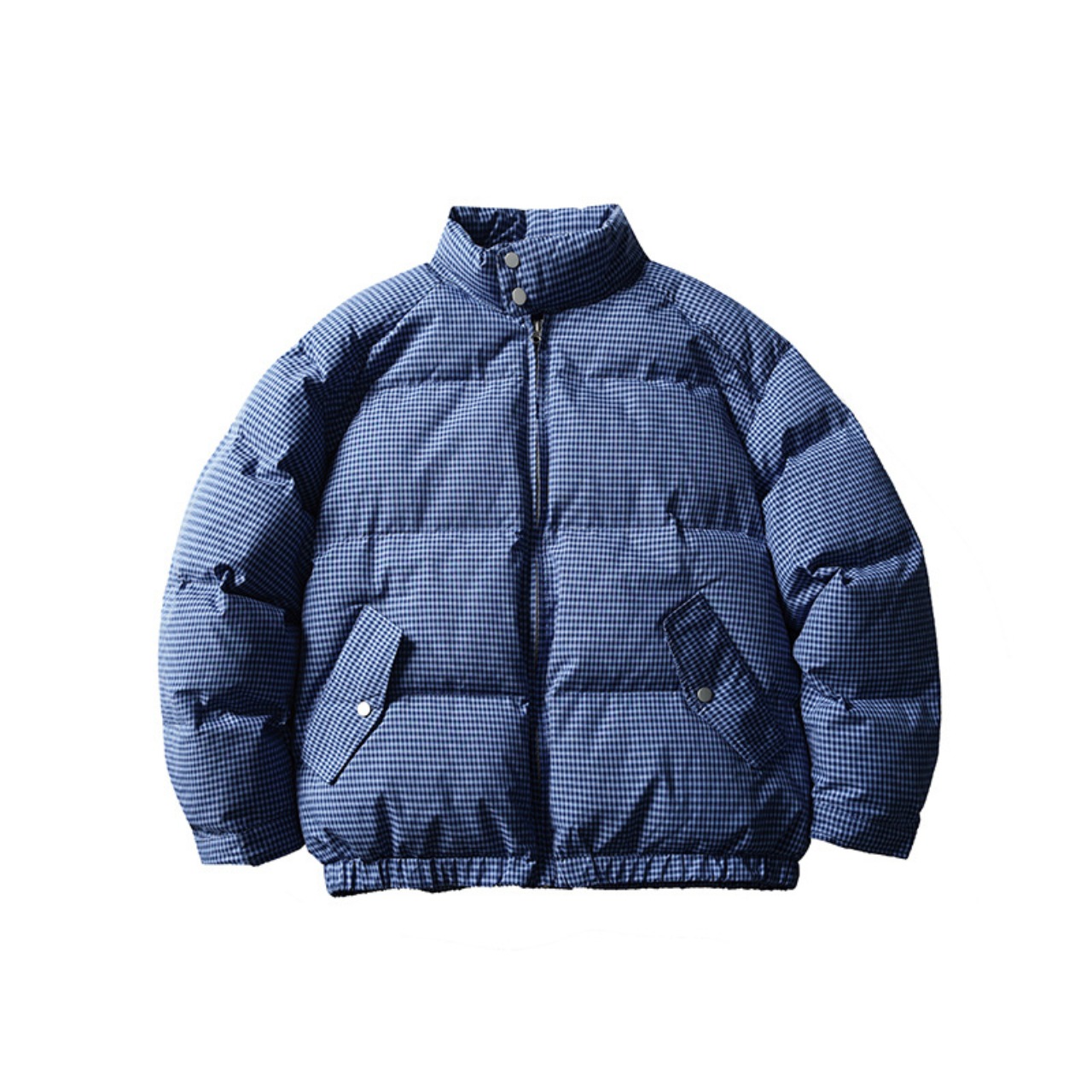 ギンガム・パフ・ダウンジャケット K5536 - 12