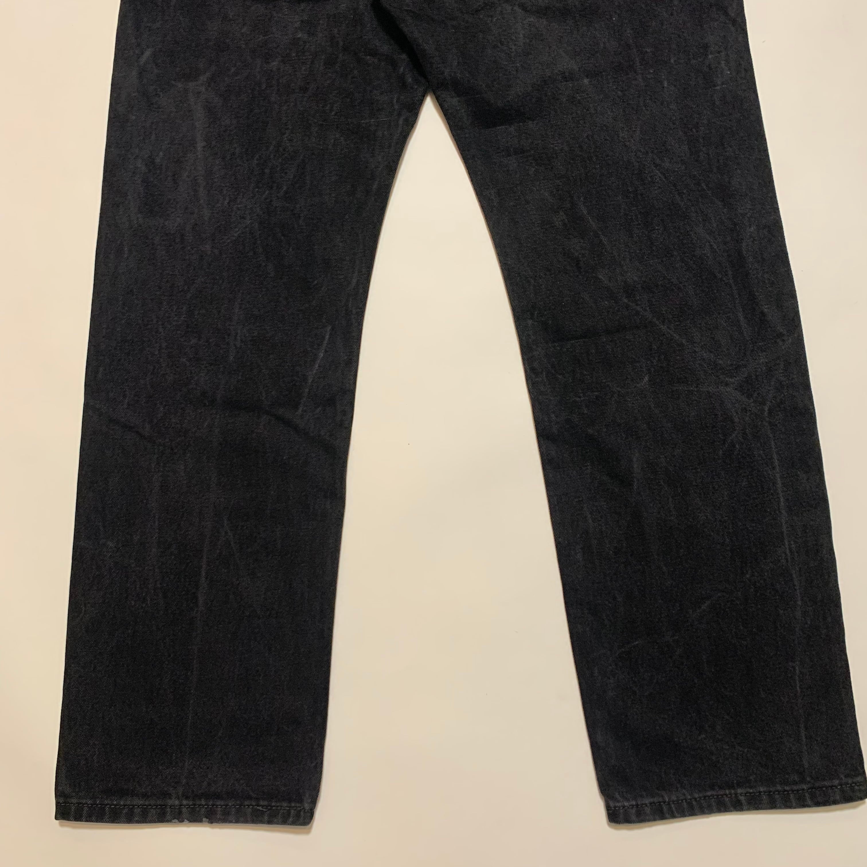 【人気】LEVI'Sリーバイス505ブラックデニム　W38 L32ビッグサイズ. リーバイス505 ブラックデニム ジーンズ ビックサイズ W38 L32 - メルカリ
