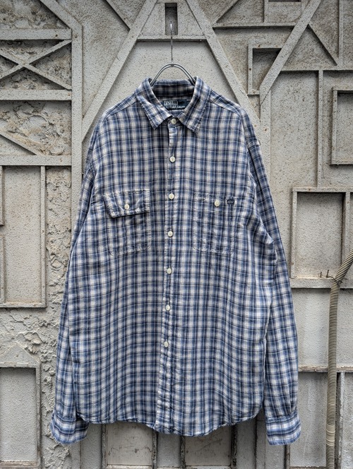 "RALPH LAUREN" linen mix shirt